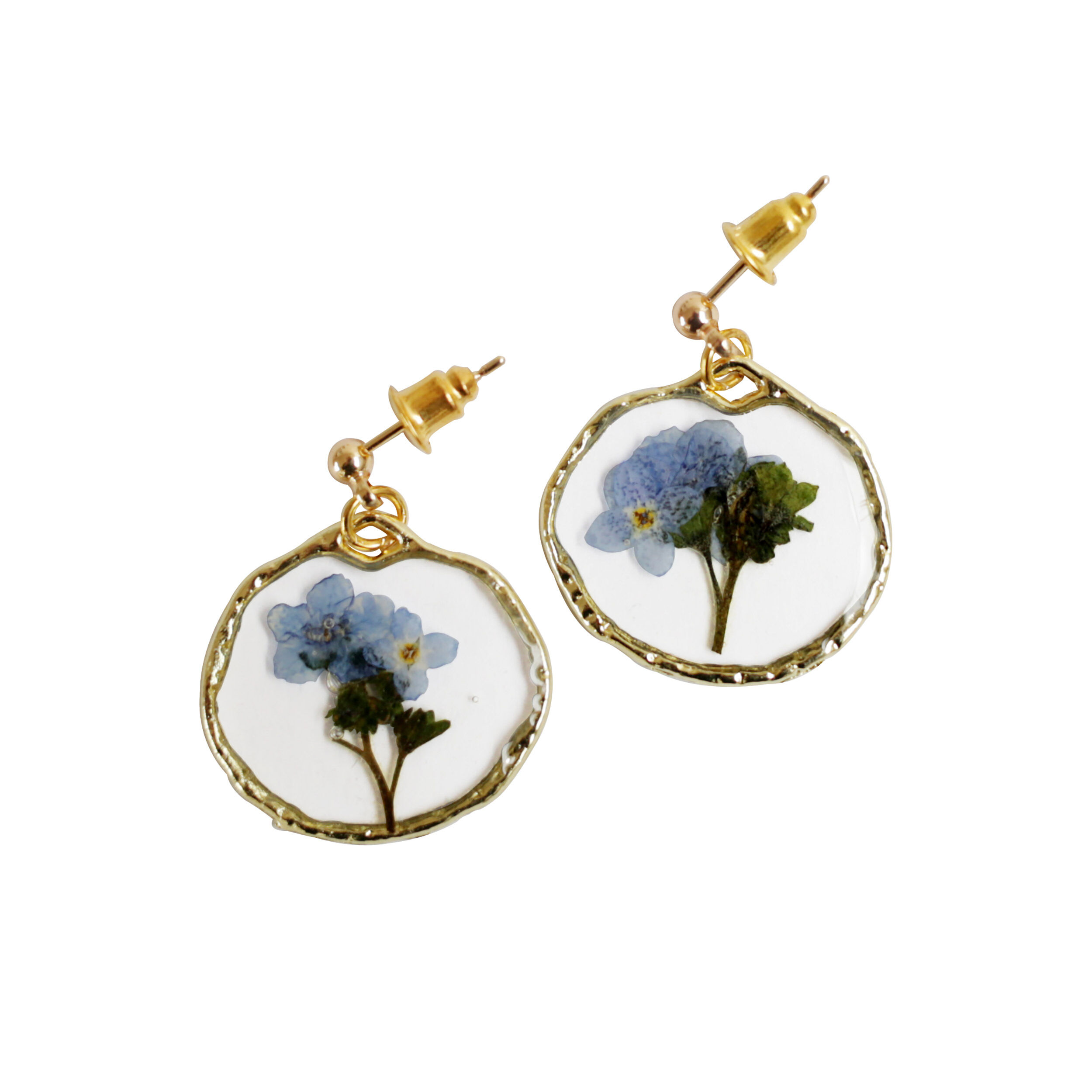 Forget me not earrings not outlet on the high street